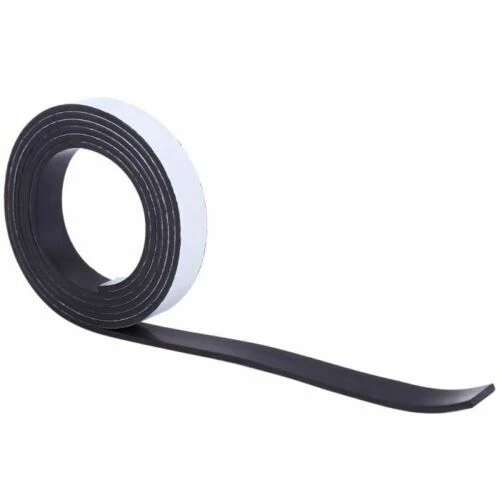 Ferrite Soft Flexible Rubber Magnet Strip Magnet with 3m Adhesive