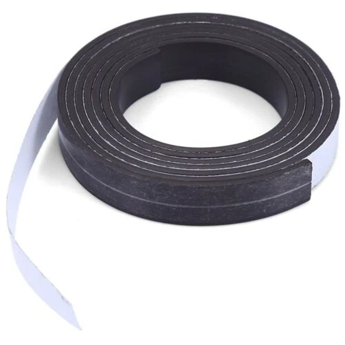 Ferrite Soft Flexible Rubber Magnet Strip Magnet with 3m Adhesive