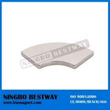 Bonded Powerful Permanent Magnet DC Motor Rare Earth Neodymium Arc Ring Magnet Industrial Magnets Fan Motor Magnet